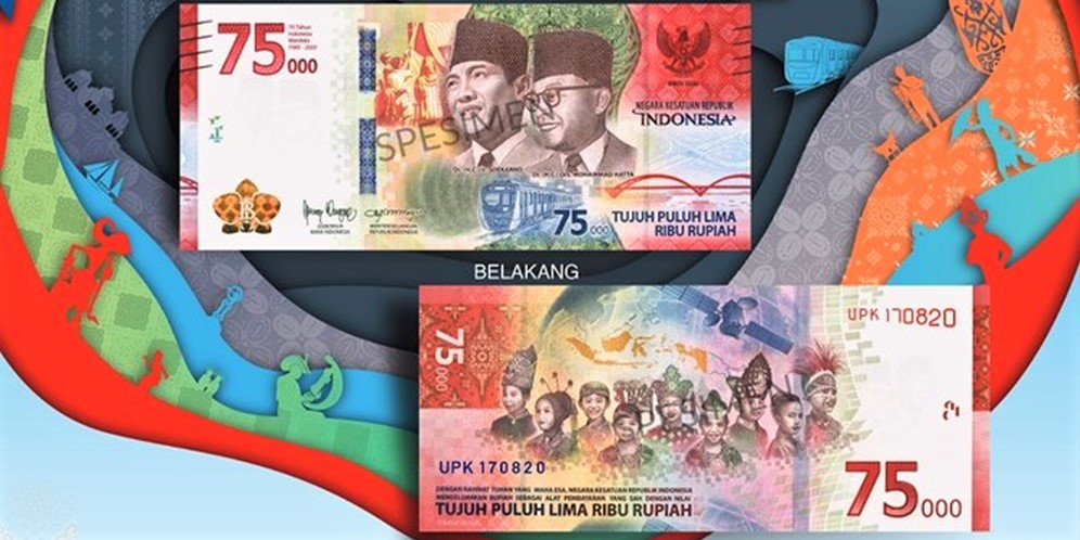 10 Fakta Uang Baru Rp75 Ribu Edisi Kemerdekaan Indonesia