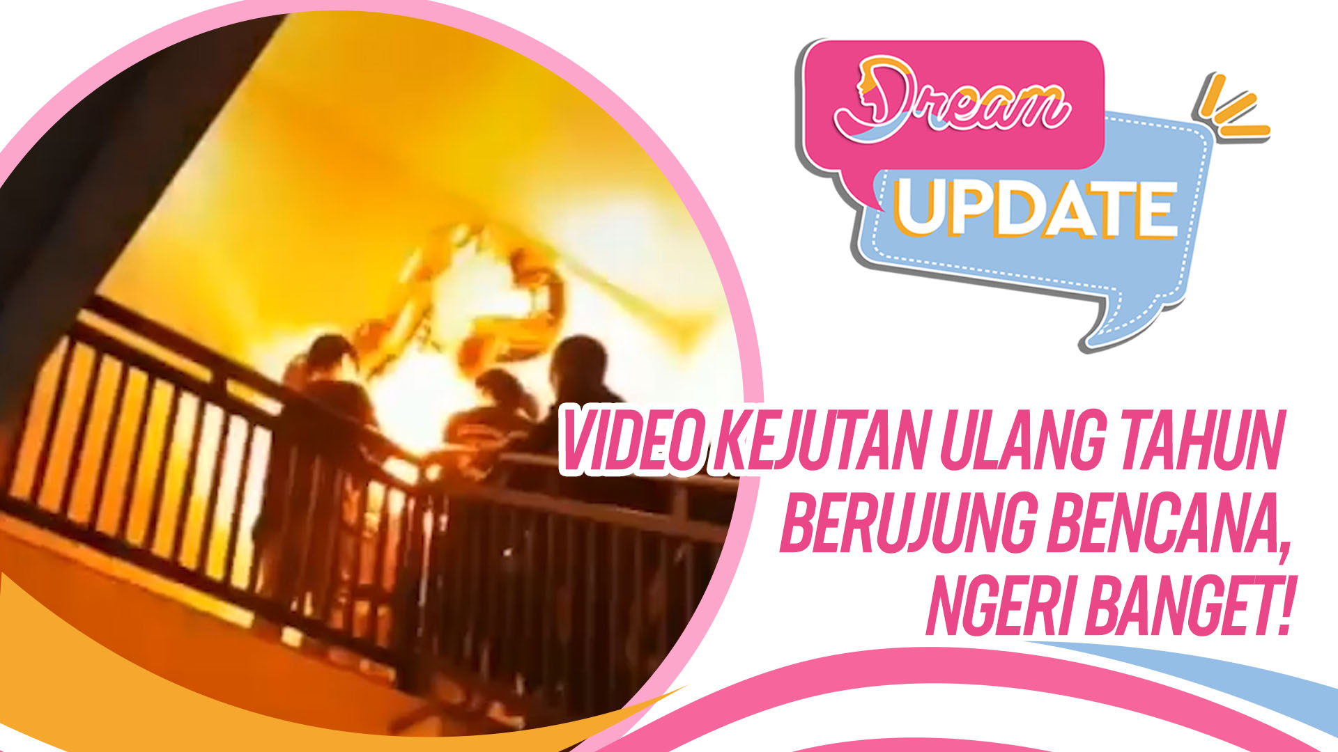 Video Kejutan Ulang Tahun Berujung Bencana, Ngeri Banget!