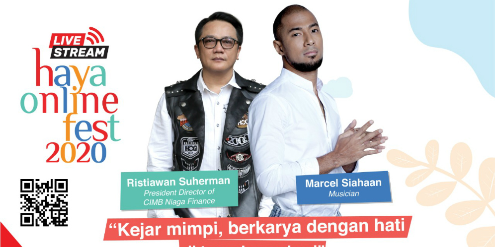 Haya Online Fest 2020: Berkarya Mengejar Mimpi di Masa Pandemik Bareng Marcel