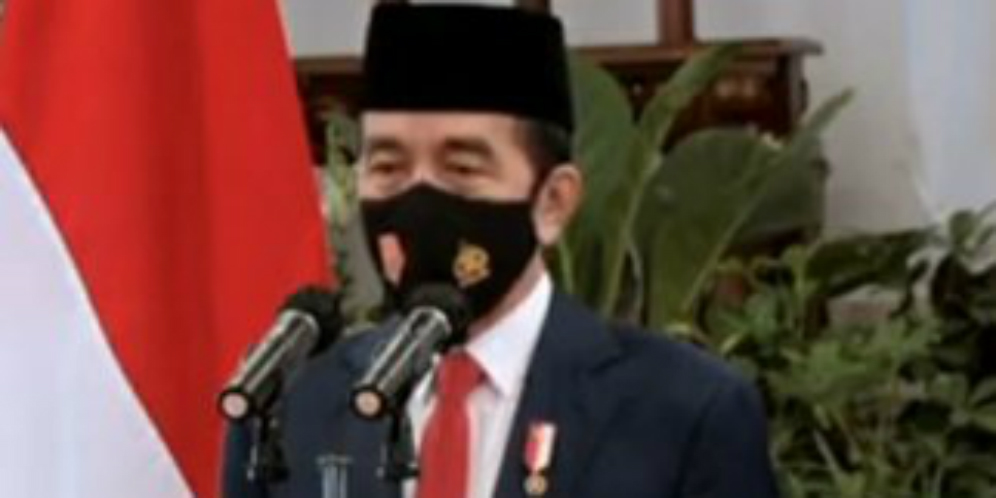 Jokowi Pimpin Upacara Peringatan HUT TNI Ke-75 Secara Virtual