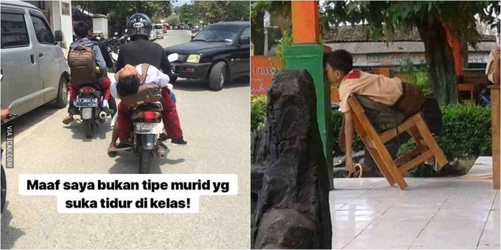 9 Pose Esktrem Saat Diserang Kantuk Berat, Ngakak Abis!