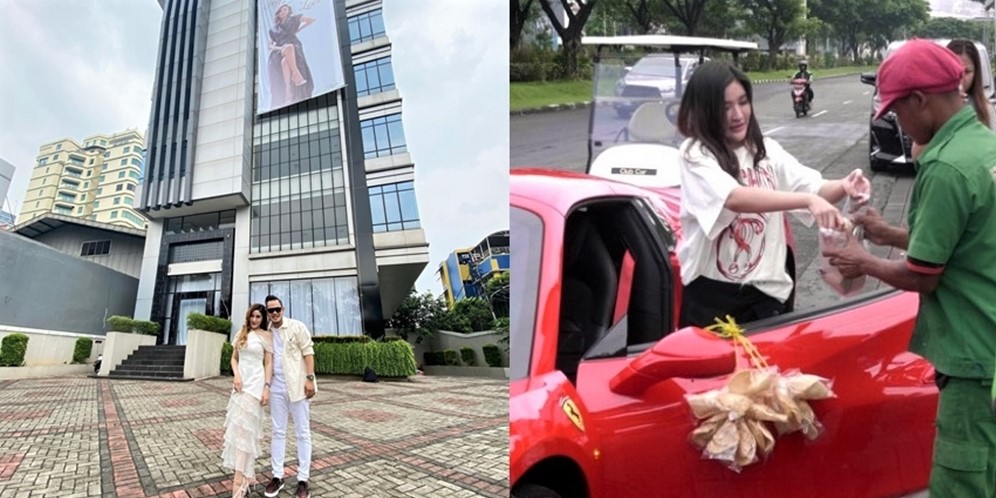 Crazy Rich Surabaya Gantung Kerupuk di Ferrari Ultah, Dapat Hadiah Tower Megah