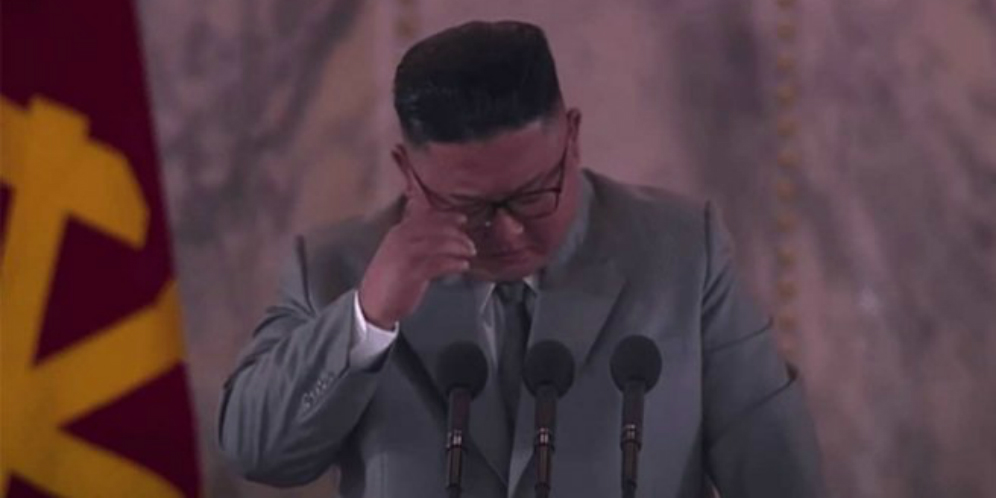 Meneteskan Air Mata, Kim Jong Un Minta Maaf Tidak Bisa Sejahterakan Rakyat