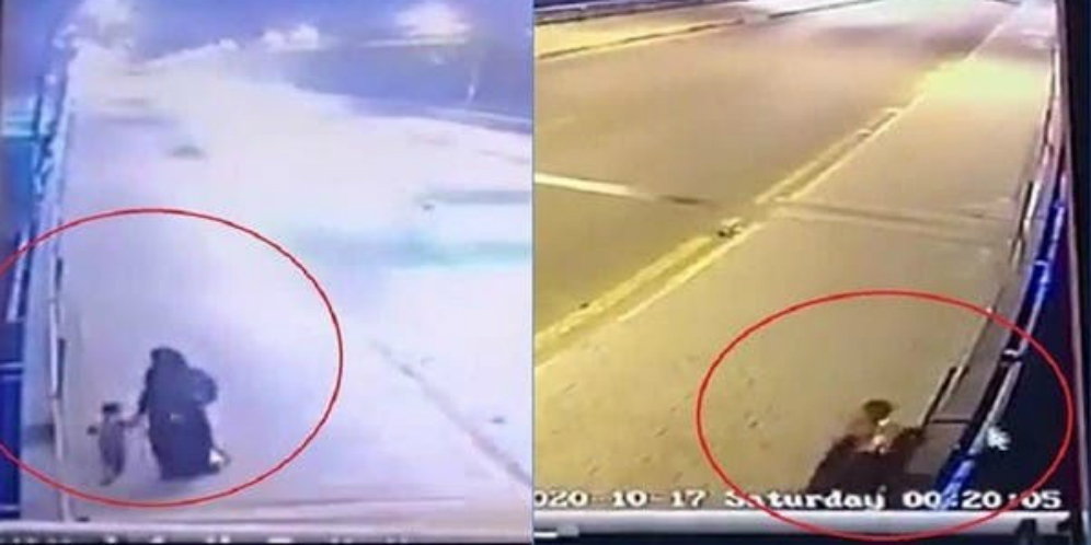 Terekam CCTV, Istri Berselingkuh Tega Lempar 2 Anaknya ke Sungai