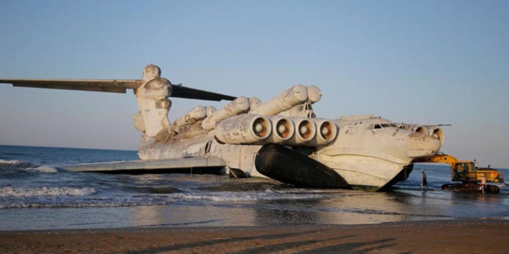 Ekranoplan Lun Class, Monster Laut Kaspia Milik Rusia yang Tinggal Nama