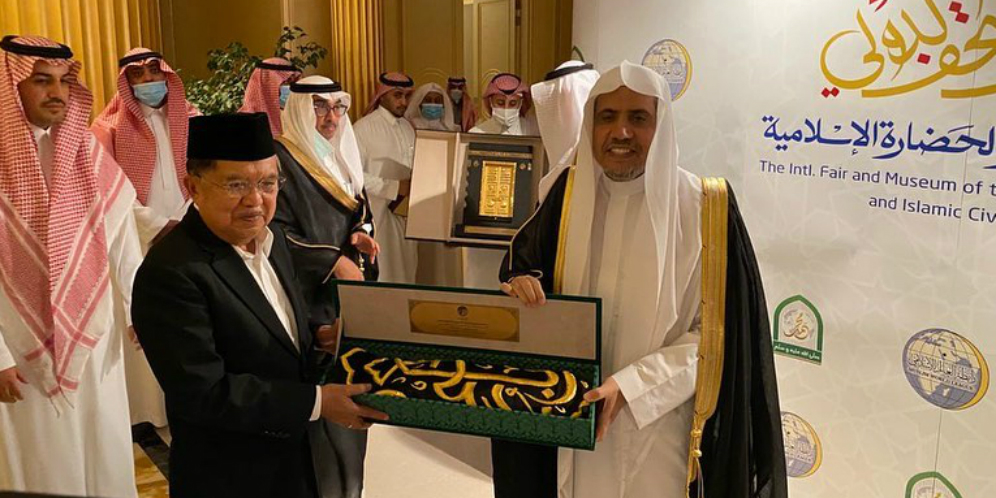 Jusuf Kalla Temui Sekjen Liga Dunia Islam Bahas Desain Museum Sejarah Nabi