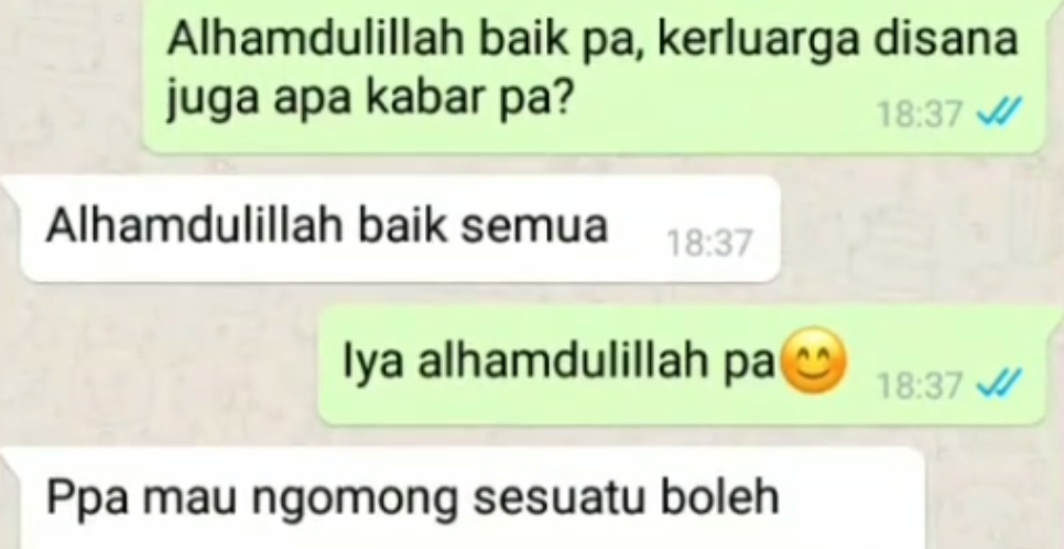 Viral Gadis Dapat Pesan WA dari Ayah Pacar: Isinya Bikin Nyesek Banget!