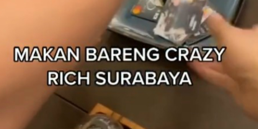 Tajir Abis! Crazy Rich Surabaya Ini Rebutan Bayar Tagihan Makan Rp21 Juta