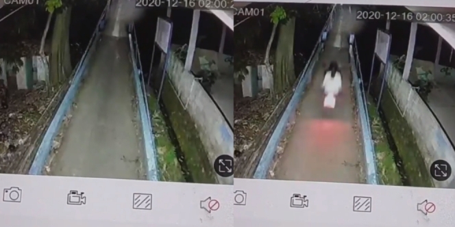 Viral CCTV Rekam Tukang Sayur Bonceng Kuntilanak Lewat Jembatan Kp. Utan Depok