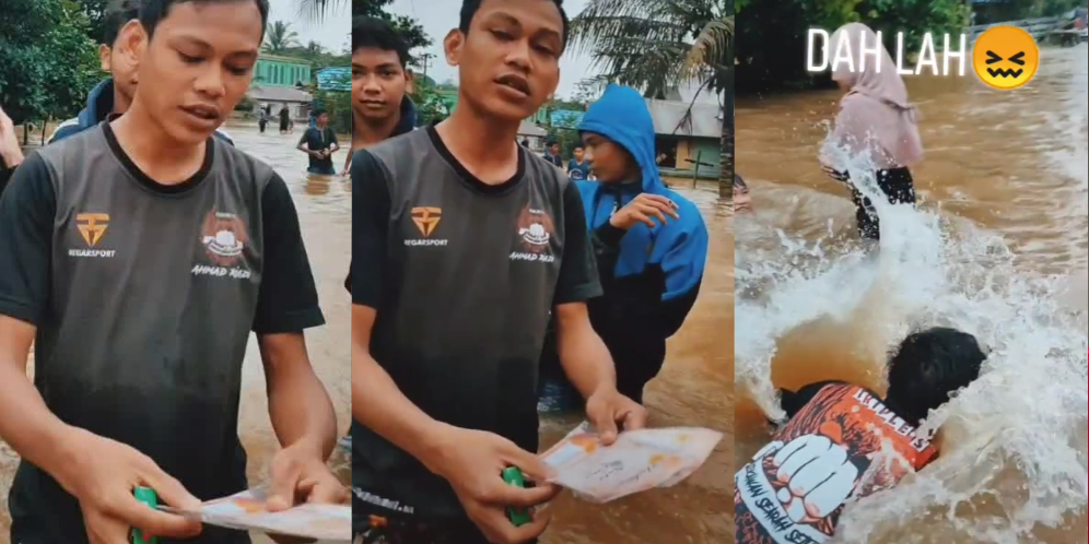 Derita Pemuda Kalsel Kena Musibah Banjir dan Dapat Undangan dari Mantan