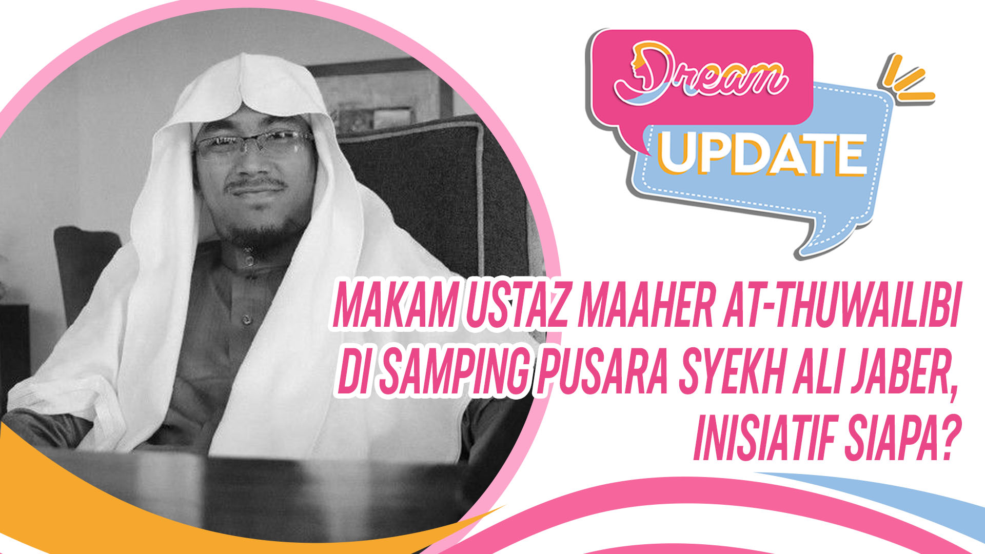 Makam Ustaz Maaher di Samping Pusara Syekh Ali Jaber