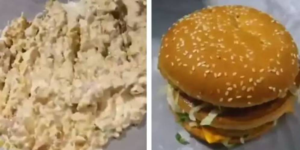 Burger Ayam Diolah Jadi Es Krim, Warganet Syok
