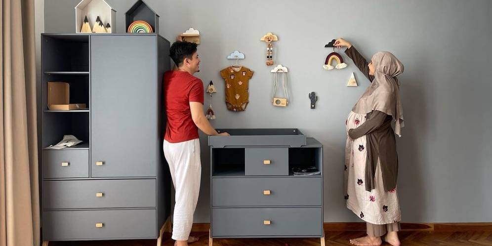 Desain Manis Kamar Bayi Zaskia Sungkar, Dirancang Sendiri