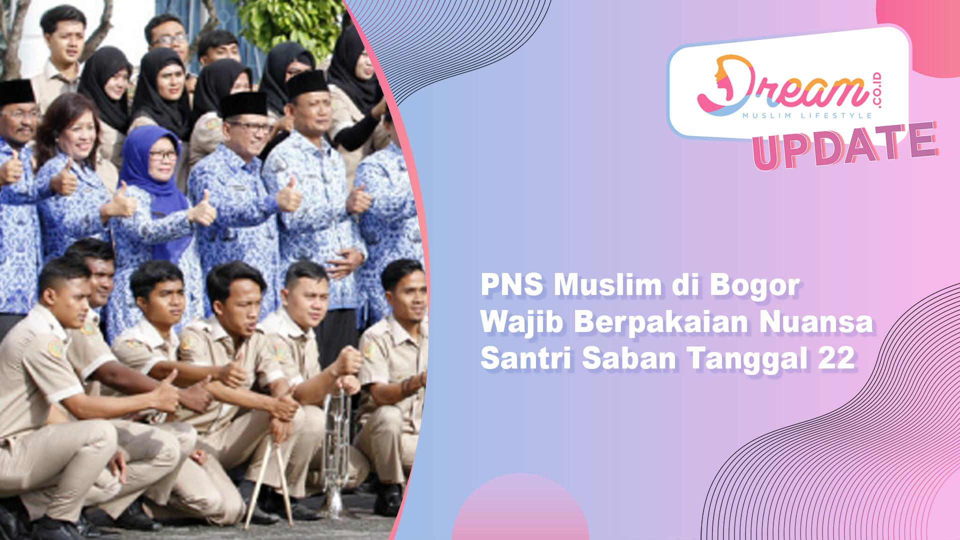 PNS Muslim di Bogor Wajib Pakaian ala Santri Saban Tanggal 22
