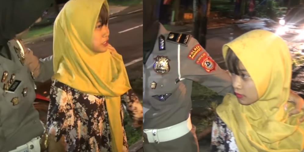 Gadis Keciduk Polisi, Dipuji Polwan Mengaku Pakai Jilbab Gaya Limited Edition