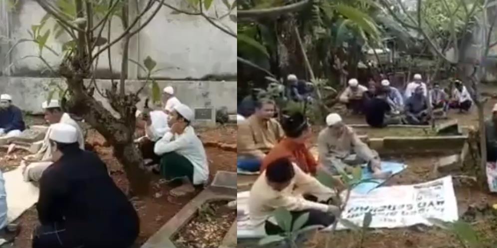 Merinding! Penampakan Kuntilanak Saat Warga Tengah Ziarah di Kuburan