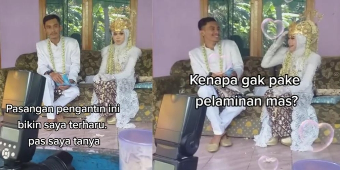 Pengantin Cilacap Nikah Tanpa Pelaminan dan Dekorasi