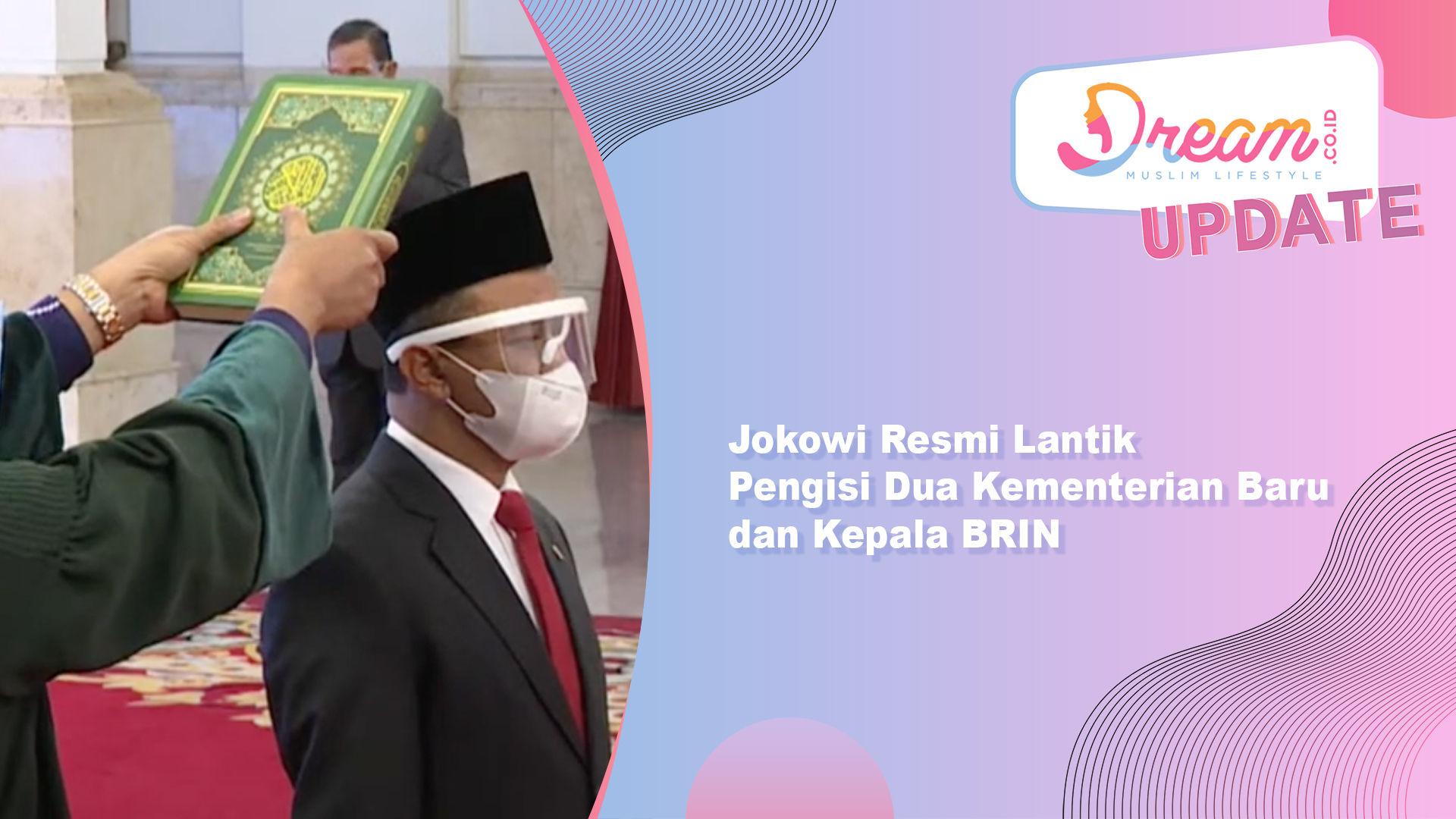 Jokowi Resmi Lantik Pengisi Dua Kementerian Baru