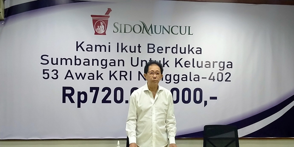 Sido Muncul Salurkan Rp720 Juta untuk Ahli Waris 53 Prajurit KRI Nanggala-402