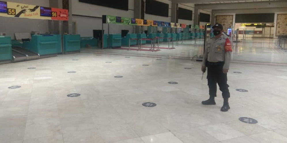Hari Pertama Larangan Mudik, Bandara Soetta Kosong Melompong