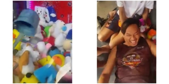Trik Nekat Akali Mesin Capit Boneka, Ujung-ujungnya Gayung Beraksi