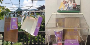 Fans BTS, Jemur Kemasan Bekas Makanan Hingga Simpan di Lemari Kaca