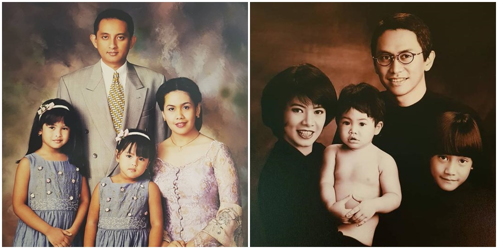 8 Potret Lawas Foto Keluarga Selebriti, Wajah Maudy Ayunda Mirip Banget Ibunda