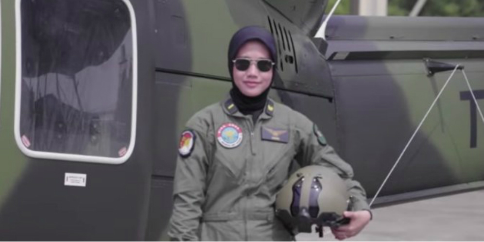 Makin Cantik, Ini Potret Puspita Ladiba Pilot Wanita Pertama TNI AD