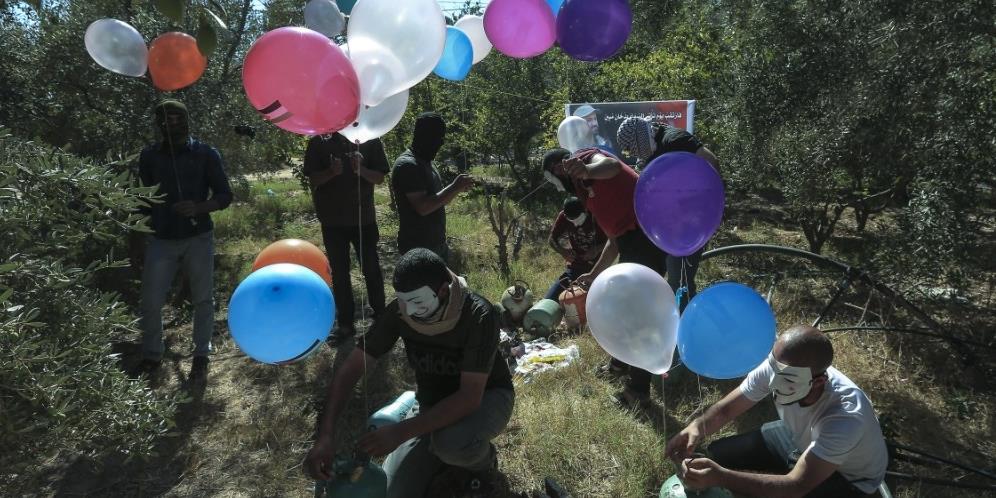 Mengenal Balon Api, Senjata Baru Palestina yang Bikin Israel Kewalahan