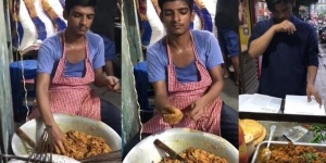 Viral Penjual Sate Taichan Kaki Lima di India Bikin Netizen Mual