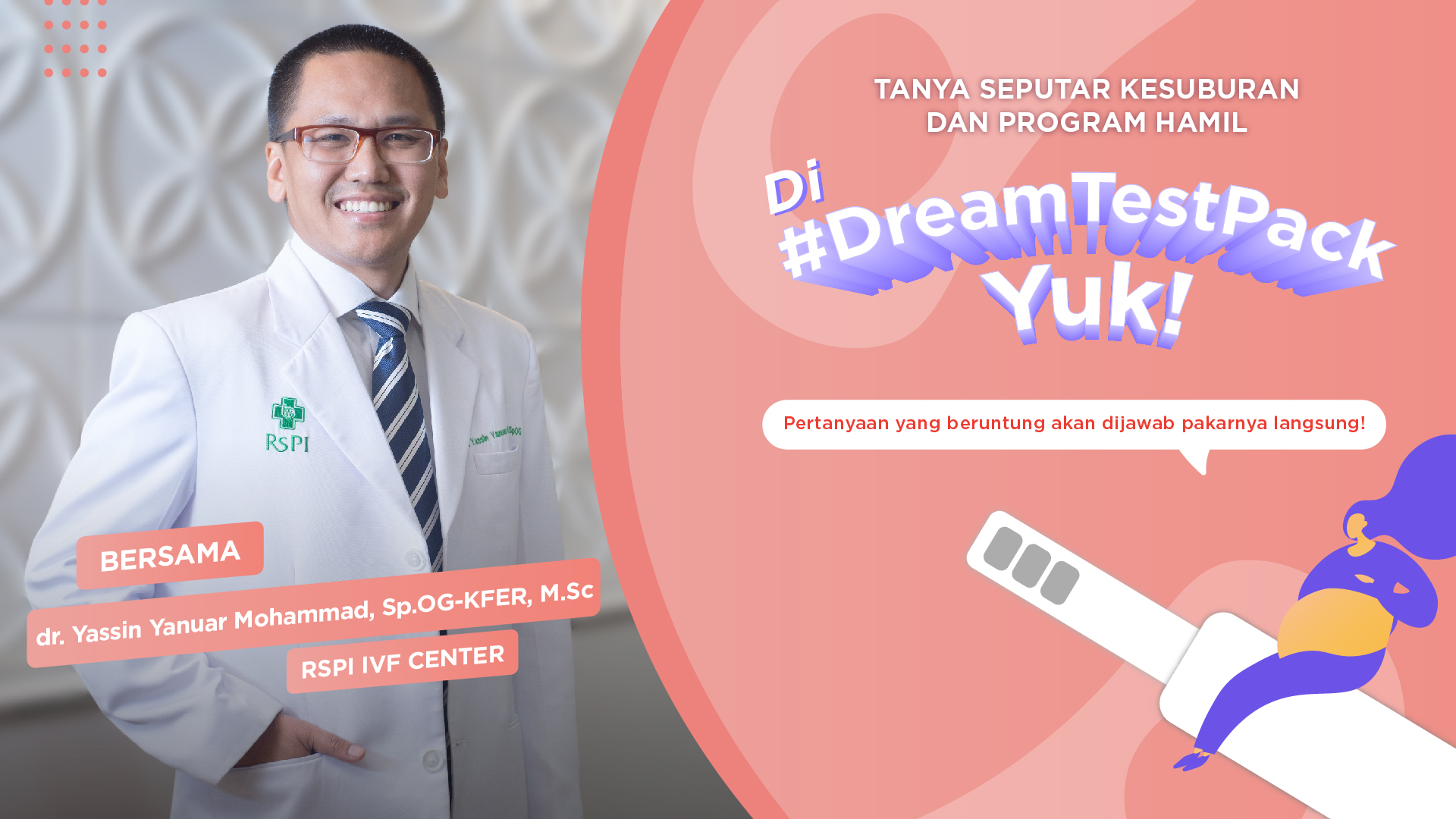 DREAMTESTPACK: Apakah Pemerisaan Promil Pasutri Harus Datang?