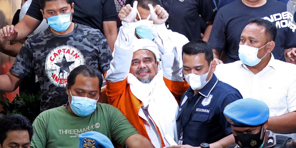 Rizieq Shihab Divonis 4 Tahun Penjara Kasus Hasil Test Swab RS Ummi