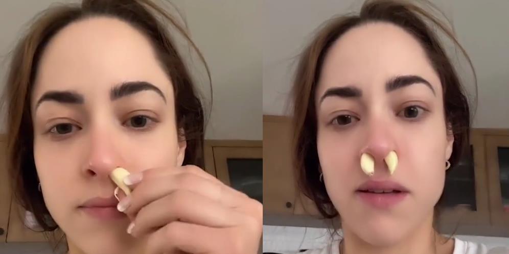 Viral Sumbat Hidung Pakai Bawang Putih untuk Redakan Sinusitis, Cek Faktanya!