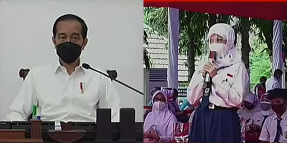 Jokowi Tanya Sekolah Online atau Tatap Muka, Siswi Ini Beri Jawaban Tak Terduga