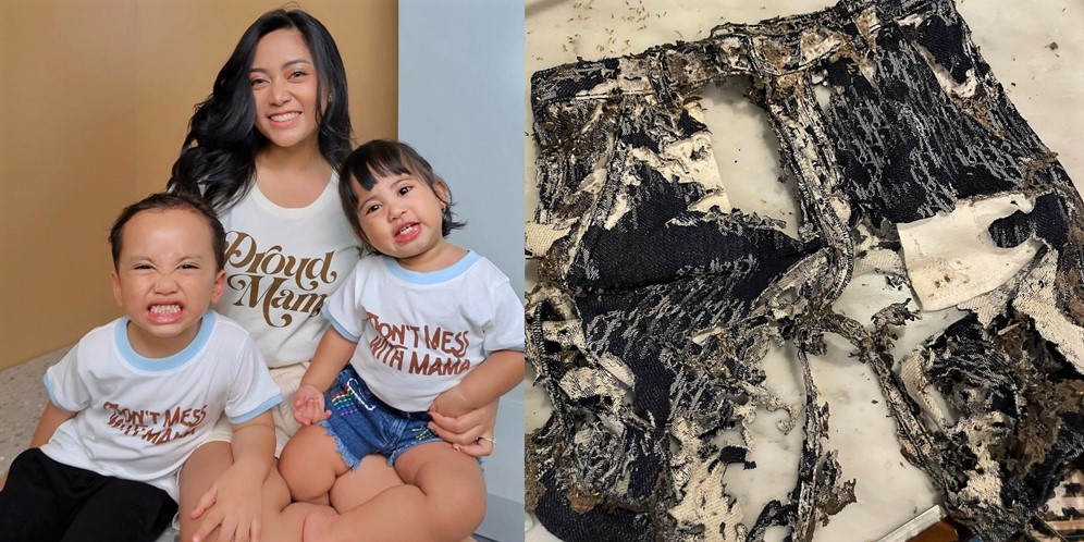 12 Foto Baju Branded Anak Rachel Vennya Dimakan Rayap, Nyesek!