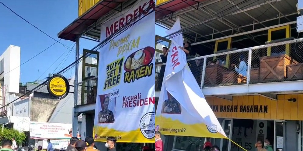 Viral Kedai Ramen Buy 1 Get 1, Kecuali Presiden