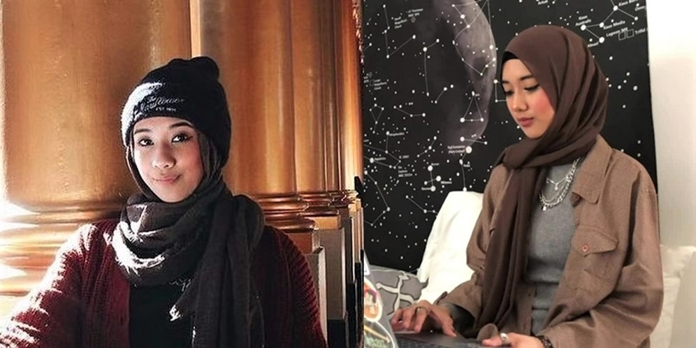 10 Potret Cantiknya Alya, Gadis Minang Jadi Guru Ngaji Amerika