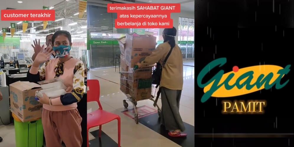 Gerai Giant Pamit, Momen Customer Terakhir Lambaikan Tangan Bikin Karyawan Haru