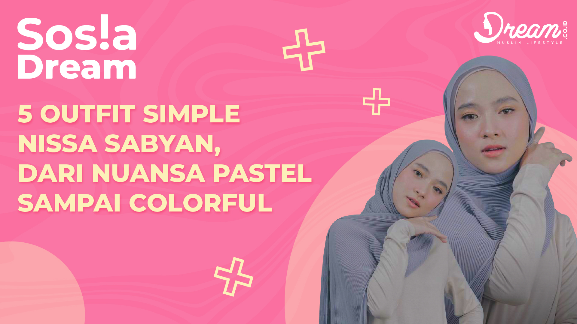 5 Outfit Simpel Nissa Sabyan