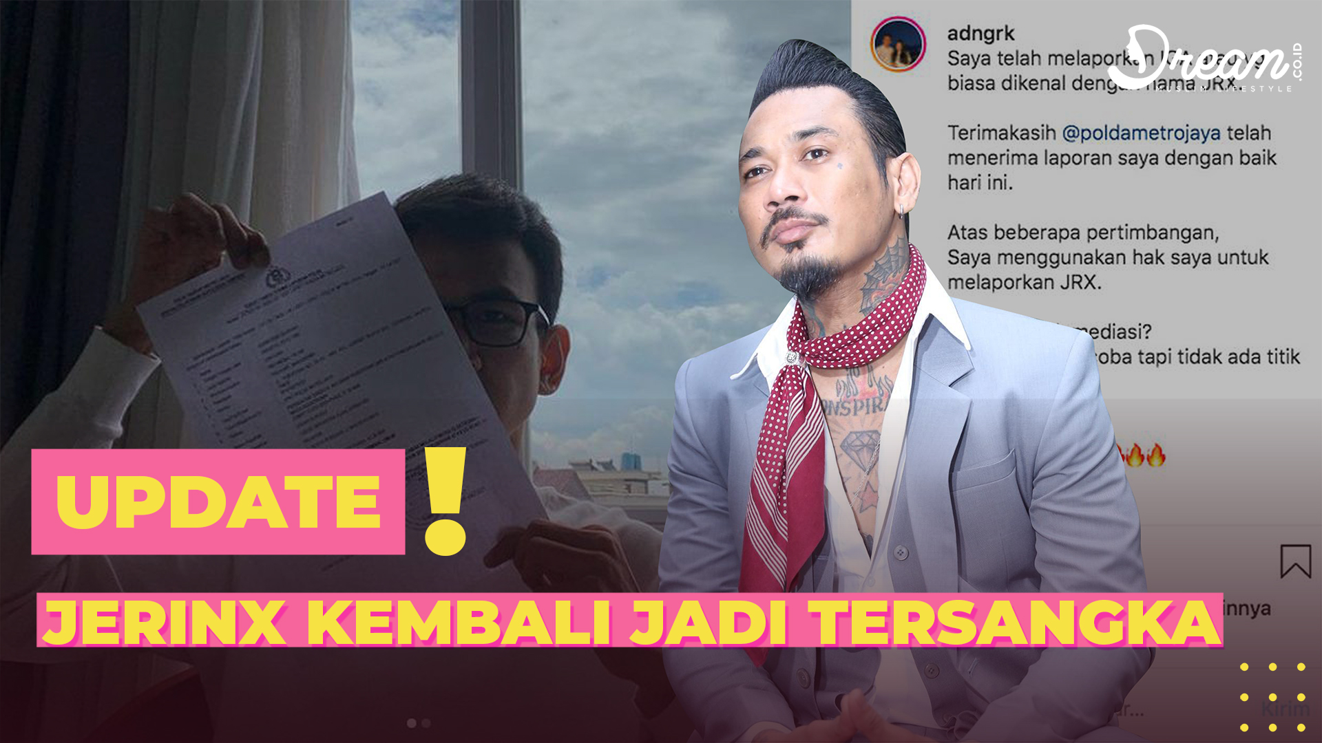 Jerinx Kembali Jadi Tersangka