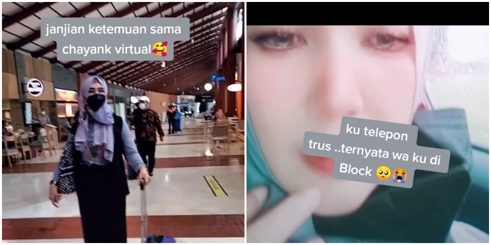 Perih, Wanita Cantik Jauh-Jauh Terbang Temui Cowoknya, Saat Landing Malah Diblok