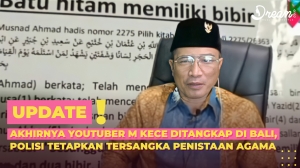 Detik-detik YouTuber M Kece Ditangkap di Bali