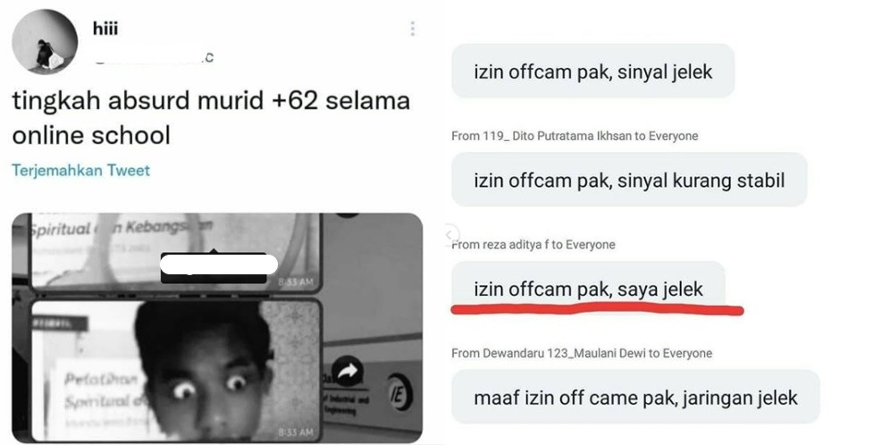 10 Tingkah Absurd Pelajar +62 Saat Sekolah Online, Bikin Ngelus Dada!