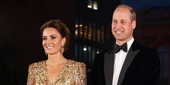 Tampilan 'Emas' Kate Middleton di Premiere James Bond Jadi Perbincangan