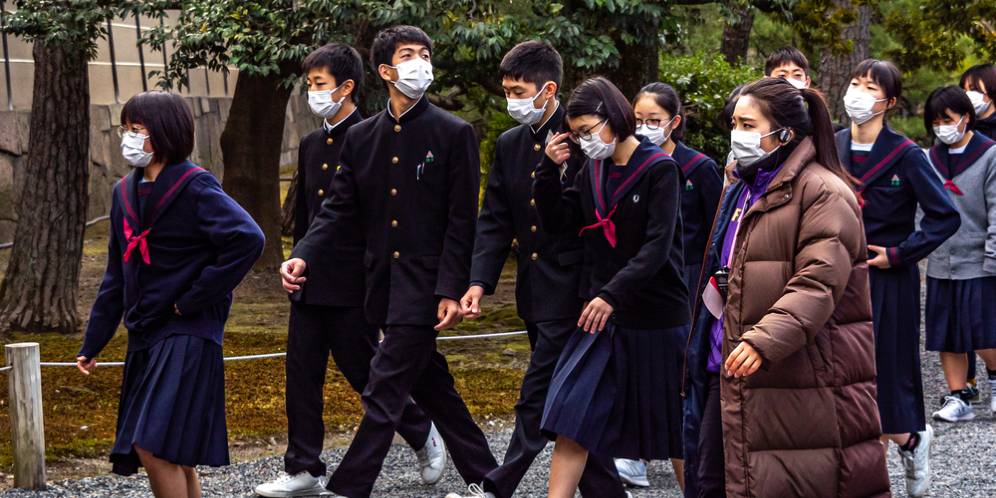 Intip Penerapan Sistem Sekolah Tatap Muka Jepang Saat Pandemi