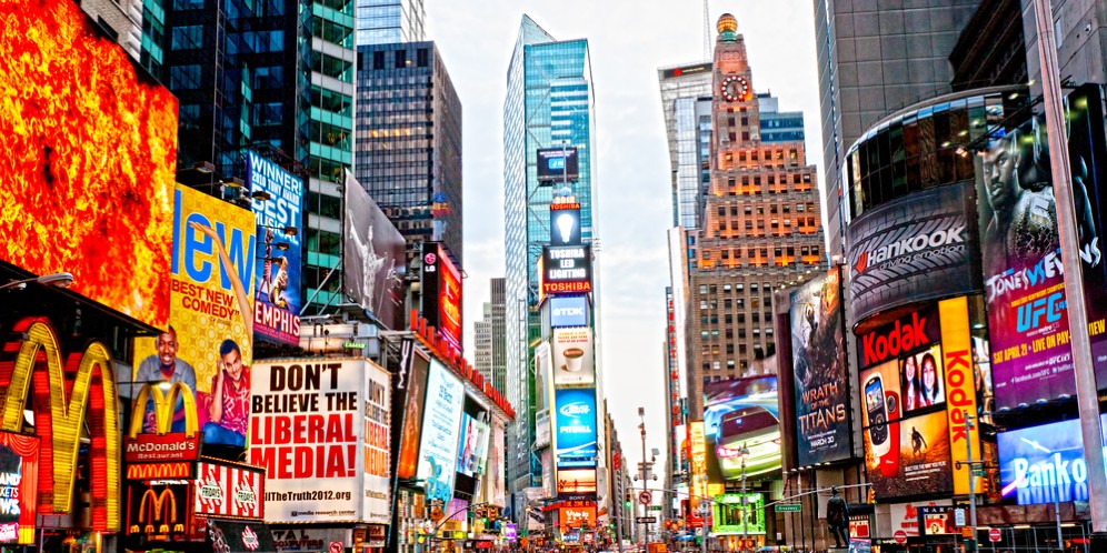 Tarif Iklan di Billboard Times Square NY Rp719 Juta Sehari, Dapat Apa?