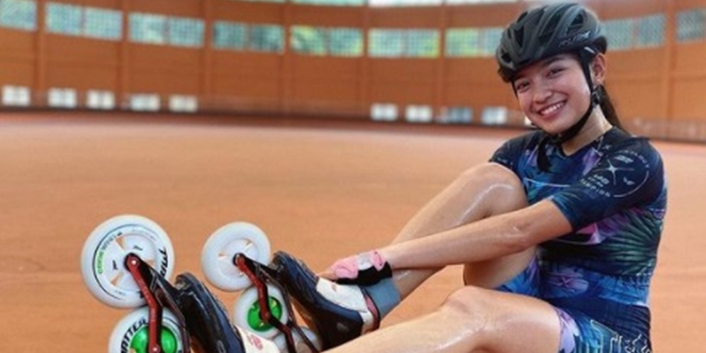 Cantiknya Atlet Sepatu Roda Papu, Dhinda Salsabila yang Miliki Segudang Prestasi