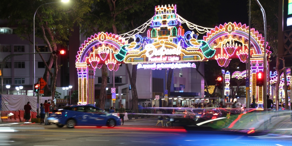 Little India Singapura Bertabur Cahaya Penuh Warna Pada Deepavali 2021