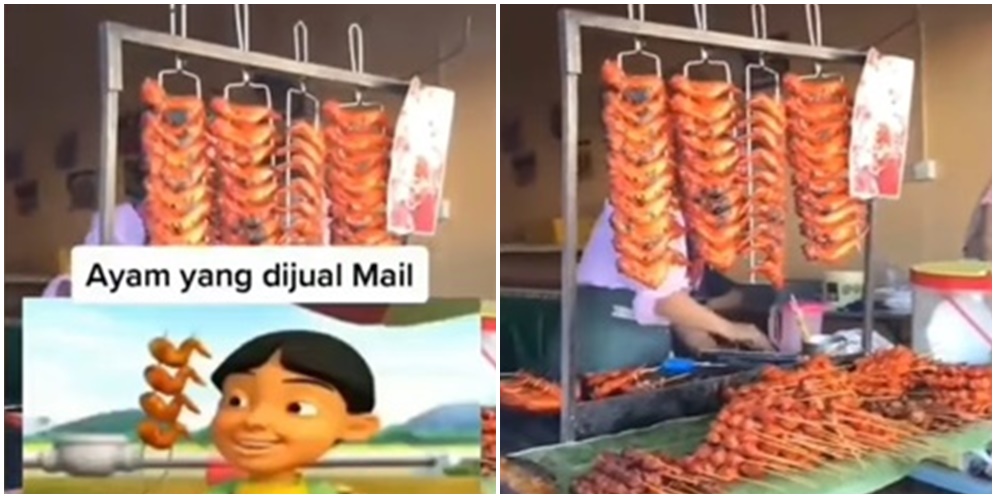 Viral Penjual Daging Ayam Bakar yang Dijual Mirip Mail 'Upin-Ipin', Ternyata Segini Harganya