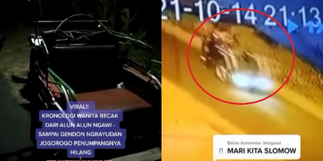 Wanita Malam Malam Naik Becak Tiba Tiba Hilang